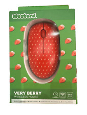 Strawberry Mouse by Mustard Wireless Mouse for PC and Mac Bluetooth Very Berry picture