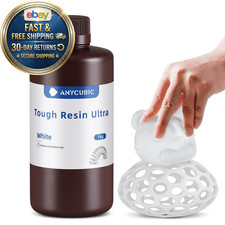 Ultra Tough Resin, 3D Printer Resin with Strong Impact 1kg, White picture
