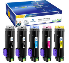 VICTORSTAR 5 Packs Compatible Toner Cartridge S2825 H625 H825 (2BK + C + Y + M ) picture