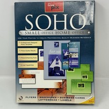 VINTAGE SOHO Live Pix (PC, 1998) Retail Big Box Creativity Software Win 95 / 98 picture