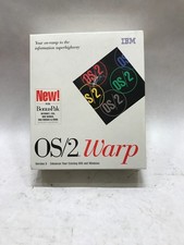 IBM OS/2 Warp Version 3 Operating System Plus Bonus Pak RARE Uses DOS & WIN - DW picture