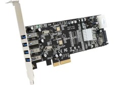StarTech PEXUSB3S42V 4 Port Dual Bus PCI Express (PCIe) SuperSpeed USB 3.0 Card picture