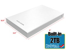 Avolusion HD250U3-WH 2TB USB 3.0 Portable External Gaming PS5 Hard Drive  picture