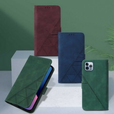 Embossed Leather Wallet Cover Case For Xiaomi POCO X6 X5 X3 M6 F6 Redmi 15C A7 picture