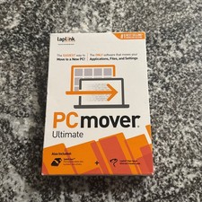 Laplink PCmover Ultimate W/ High Speed Ethernet Cable Windows Compatible NEW picture