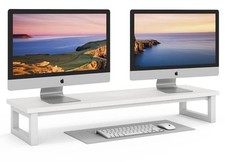 YAOHUOO Dual Monitor Stand Riser 39Inch Large Monitor Stands for 2 Monitors picture