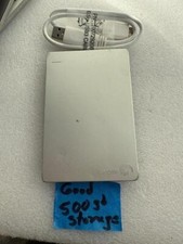 Seagate 500GB Slim for Mac Portable Drive SRD00F1 1E8AD5-500 USB 3.0 Silver picture