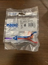 AMP NETCONNECT CAT 5E RJ45 JACK UNIVERSAL WIRING ORANGE ** picture