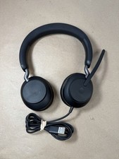 Jabra Evolve2 40 SE Wired USB-A On-Ear Headset Boom Mic Black Works Ships Fast picture