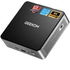 GEEKOM Air12 Mini PC, Intel 7505(Beats N5095), 8GB Dual-Slot RAM, 256GB SSD picture