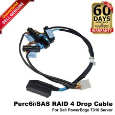 Lot of 10 NEW Genuine Dell PowerEdge T310 SAS Cable Assembly - D385M picture