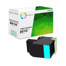 TCT 801H For Lexmark 80C1HC0A CX410de CX410dte CX410e Cyan Premium Compatible picture