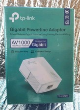 TP-LINK Gigabit Powerline Adapter 1-Port White AV1000 1000Mbps | TL-PA7017 | NIB picture