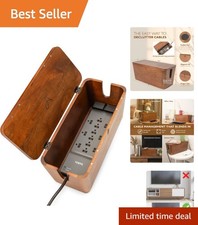 Extra Large Eco-Friendly Cable Hideaway with Ventilation - Modern Rustic Style picture