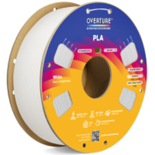Overture PLA 3D Printer Filament 1.75mm White for FDM 3D Printers OVPLA175 picture