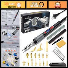 22-in-1 3D Printer Tool Kit | 80W LCD Soldering Iron, Brass Tips & Cleaning Tool picture