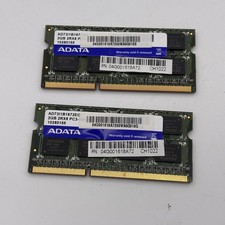 ADATA 4GB (2x2GB) PC3-12800 DDR3-1600MHz SO-DIMM Laptop RAM Memory Kit picture