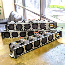 Dell 1U Cooling Fans & Bracket Assembly for PowerEdge C1100 Server 80R44 CS24-TY picture
