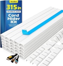 315in Cord Hider Kit, Paintable Cable Raceway, Cord Covers for Wires on picture