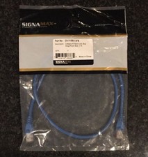 Signamax C6-115BU-3FB Blue Category 6 Patch Cord 3 Ft Cable Enhanced Ethernet picture