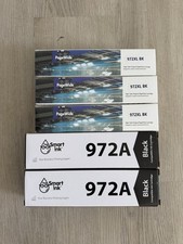 972X 972a Black Ink Cartridge For HP PageWide Pro, Lot of 5 picture