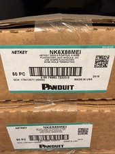 Panduit NetKey NK6X88MEI RJ-45 Punchdown Jack Module Cat6  50ct per box picture