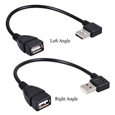 UCEC USB 2.0 Extension Cable - Left and Right Angle A Male 20cm A picture