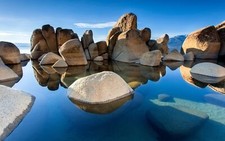 Landscape nature stones rocks Custom Gaming Mat Desk picture