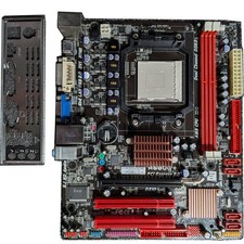 Biostar A880G+ Socket AM3 Motherboard with I/O Shield and New Battery Tested picture