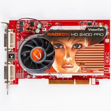 Visiontek ATI Radeon HD 2400 PRO 256MB GDDR2 AGP 8x Graphics Card Windows XP picture