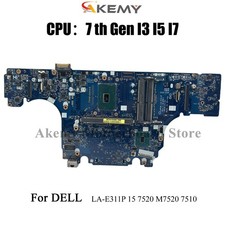For Dell Precision 7520 M7520 Notebook Mainboard LA-E311P i5 i7 0H91VT 0W513H picture