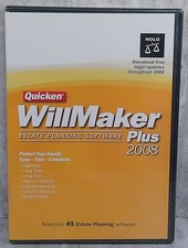 Quicken WillMaker Plus 2008 Estate Planning Software NOLO PC CD-ROM Legal Wills picture