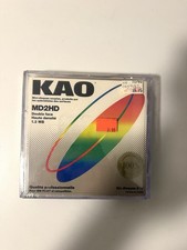 Vintage KAO 5.25” Floppy Disks MD2HD 1.2MB High Density Sealed NOS Box of 10 picture