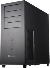 SilverStone Temjin Series SST-TJ04B-E Black Aluminum front panel, steel body picture