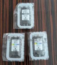 NEW Genuine CANON 210XL Black & 2x 211 Tri-Color Ink Sealed Cases picture
