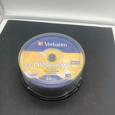 28 Verbatim Blank 4X DVD+RW Logo Branded 4.7GB Rewritable DVD Disc picture
