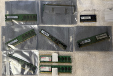 Lot of 9 Older Memory Modules Used Desktop/Laptop Samsung, Kingston picture