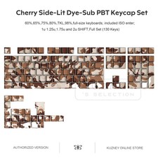 KeysMe Future Zone Keycap Set PBT Keycaps for Gaming Mechanical Keyboard picture