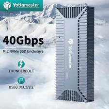 Yottamaster 40 Gbps USB 4 M.2 NVMe SSD Enclosure Compatible With Thunderbolt 4/3 picture