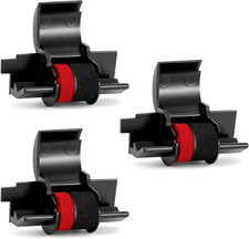 Compatible Calculator Ink Ribbon Roller 3 Pack, IR-40T CP-13 Black/Red picture