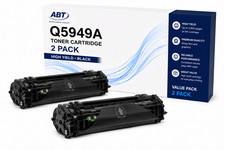 ABT Compatible Q5949A Toner Cartridge 2 Pack Replacement for HP 49A Q5949A Black picture