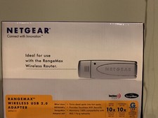 Netgear Rangemax Wireless USB 2.0 WPN111NA NIOB R17844 picture