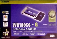 Cisco Linksys WPC54G PC Wireless G Notebook Adapter CardBus Card Laptop NIB picture