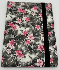360 Degrees Rotating Stand (Pink,Black,White Flower) Luxury Case for iPad 12.9in picture