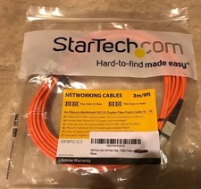 Startech 50FIBPSCSC3 3m OFNP Plenum Multimode 50/125 Duplex Fiber Patch Cable picture