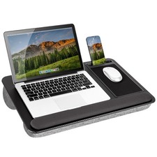 LAPGEAR Home Office Pro Lap Desk Black Slate for 15.6” Laptops picture