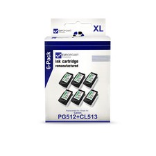 6x Ink 3+3 XXL for Canon Pixma MP-235 MX-360 MP-252 MP-495 MP-270 MP-260 picture
