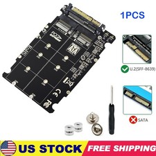 1PCS PCB M.2 NVME SSD Key M + NGFF SATA SSD Key B to U.2 SFF-8639 Adapter New picture