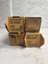 4 Cosmetic Genuine Ricoh MPC3503,C3004 CMYK Toners 841813,841814,841815,841816 picture