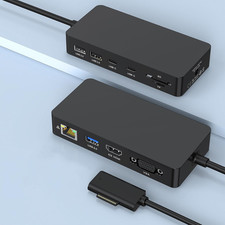 Surface Pro Docking Station with Power Adapter, 11-In-1 Surface Dock Dual Displa picture